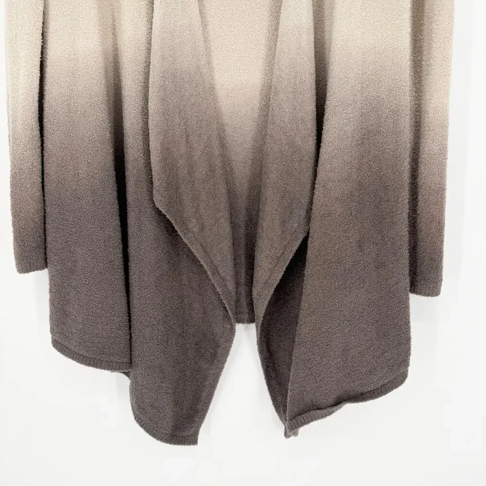 Barefoot Dreams Bamboo Chic Lite Ombre Calypso Wrap Cardigan S/M Style 436 Brown